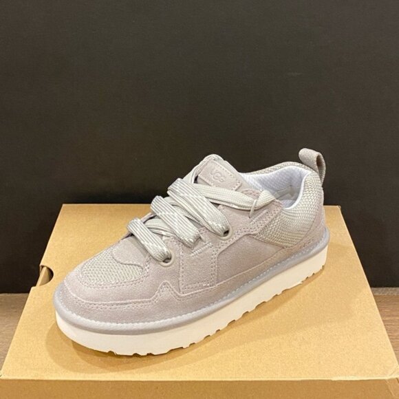 UGG Women's Lowmel Campfire Grey Sneakers Flats Shoes New - Picture 1 of 4